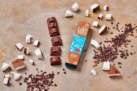 Mini Tablete Chocolate 'Leite' e Coco | Bio Vegan Direct Trade | 40gr