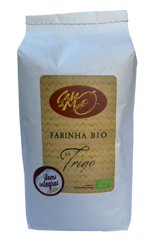 Farinha de Trigo Semi Integral Bio 1kg | Casa da Mó