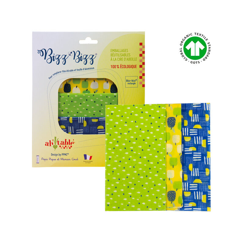 Food Wrap | Pack 3 unidades Retangular | Jardim de Inverno